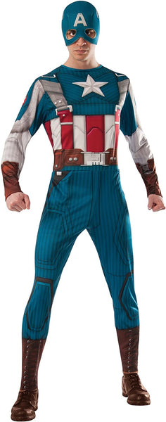 Rubie's Men's Marvel Universe Captain America Winter Soldier Retro Suit Costume