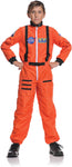 UNDERWRAPS Orange NASA Astronaut Costume for Kids - Official NASA Patches