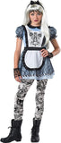 Fun World Girls Tween Dark Alice Costume Size 10/12