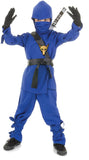 UNDERWRAPS Costumes Children's Blue Ninja Costume, Medium 6-8 Childrens Costume