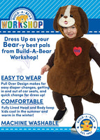 Under Wrap Little Girls' Childrens Build-a-Bear Playful Pup Costume
