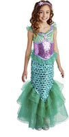 Happy Haunts Blue Seas Mermaid Costume, Medium 8-10