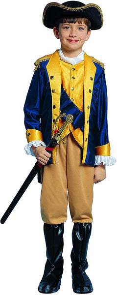 Franco Kids Patriot Boy George Washington Halloween Costume