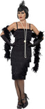 Smiffys Women's 1920's Black Flapper Costume