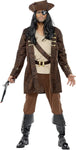 Smiffy's Men's Buccaneer Costume Coat Shirt Trousers and Hat