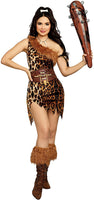 Dreamgirl Women's Clubbin' Cutie Leopard Cavewoman