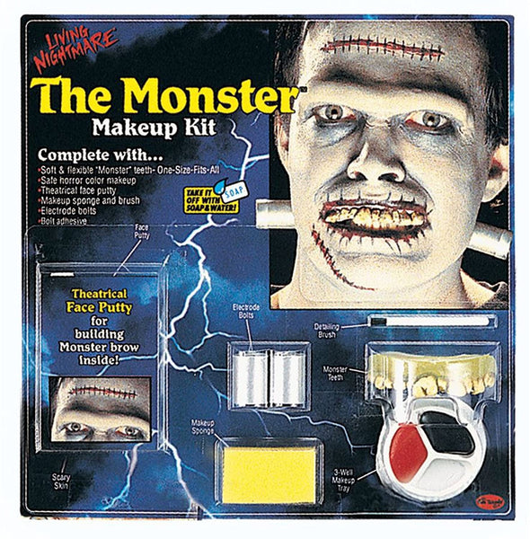 Fun World Unisex-Adult's Living Nightmare Monstr Kit, Multi, Standard