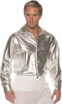 UNDERWRAPS Men's Stylin' 70s Disco Silver Costume Shirt